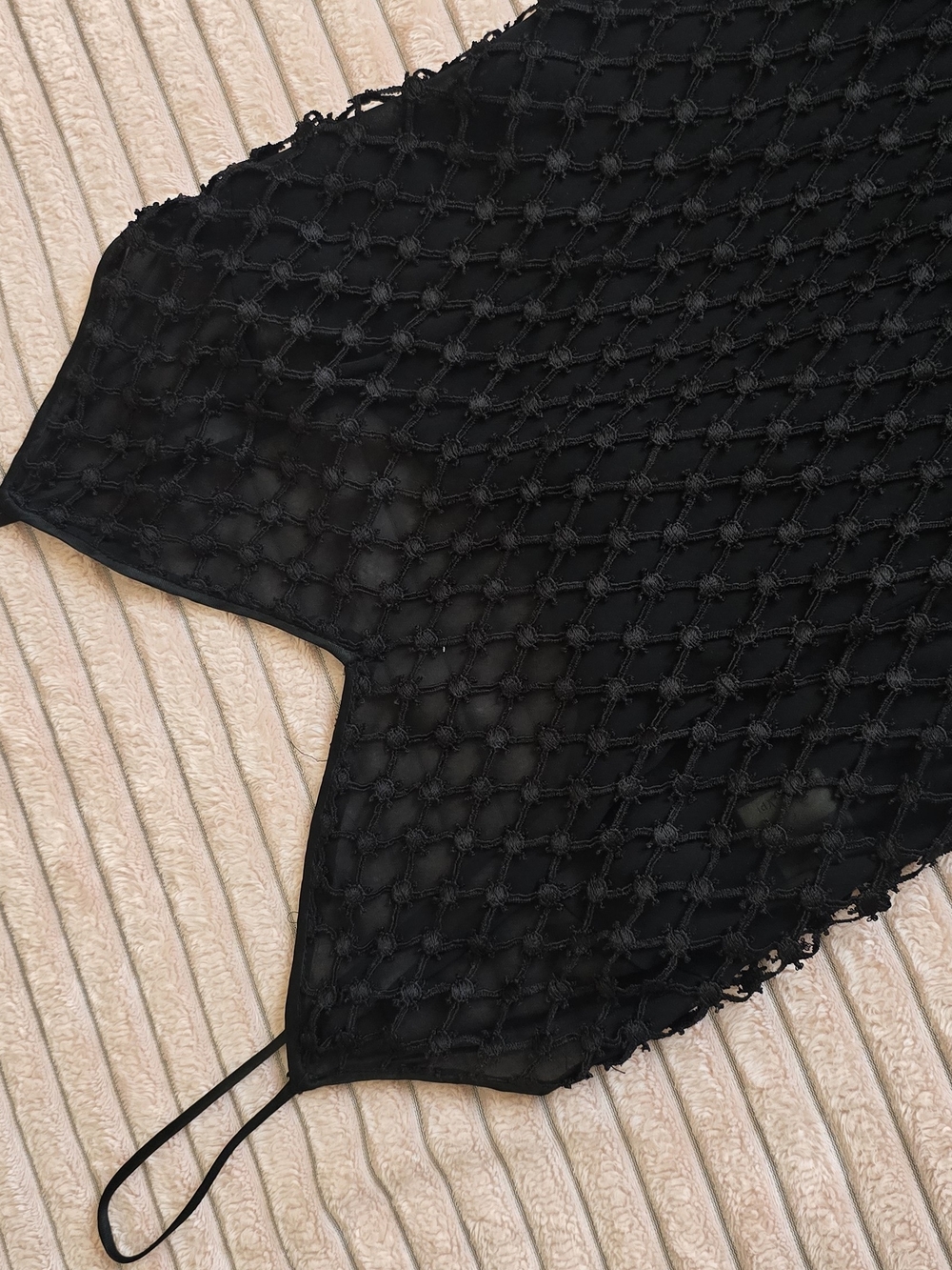 Dolce & Gabbana Black Lace-Trimmed Mini Dress - Picture 8 of 14